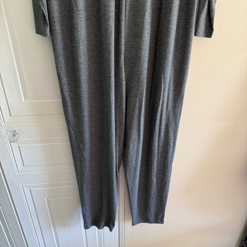 Motherhood‎ Maternity Charcoal Grey Jumpsuit Size Large - Picture 6 of 8